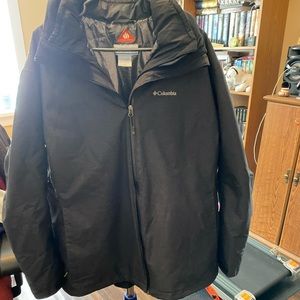 Columbia 3in1 coat size 3Xl